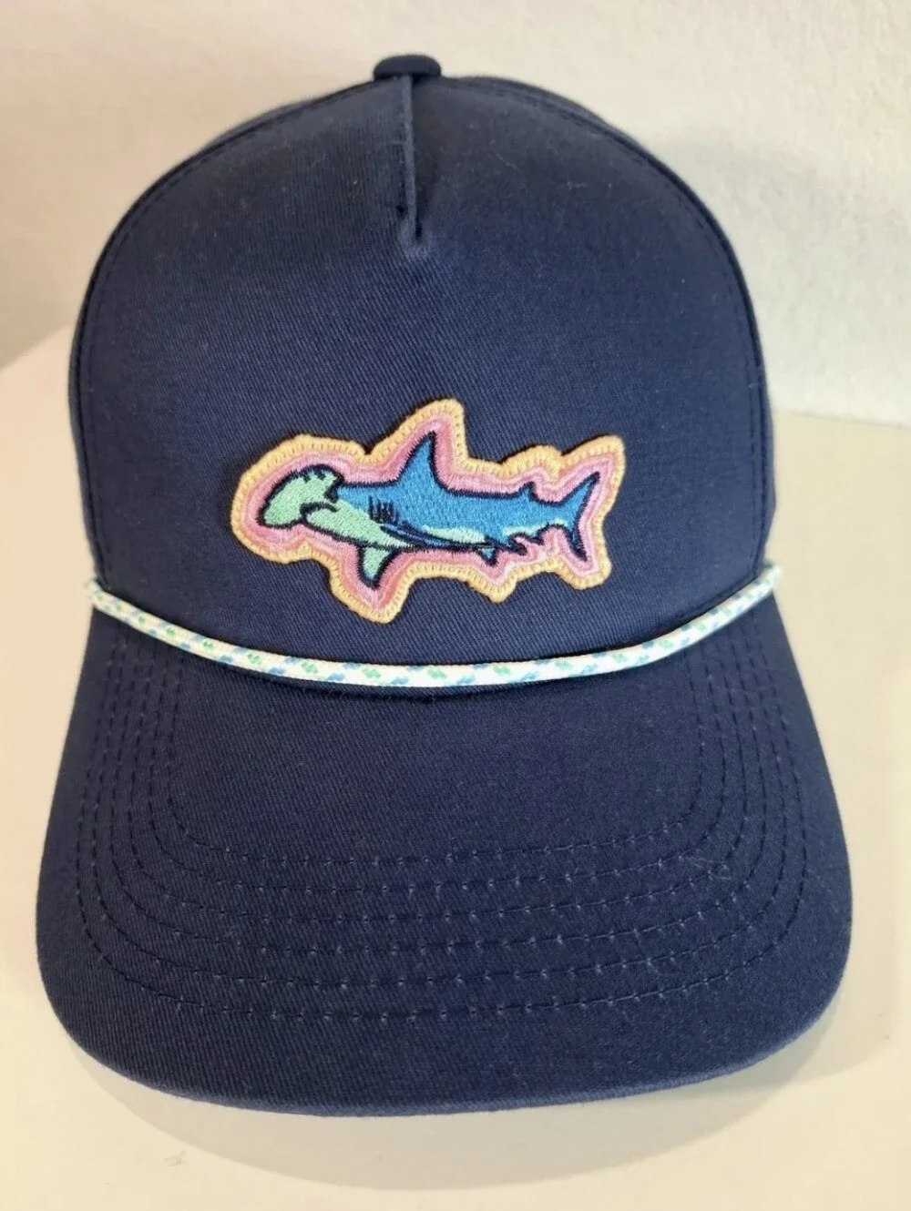 Chubbies The Shark Hat Mens Snap-back Nylon Corded Brim Excellent Condition